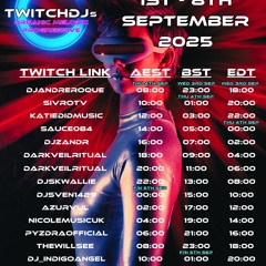 Live @ Twitch.tv/SivroTV - 09/03/2025 [Twitch DJs Organic/Melodic/Progressive Raid Train]
