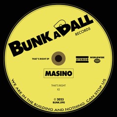 Masino - That's Right (Original Mix)