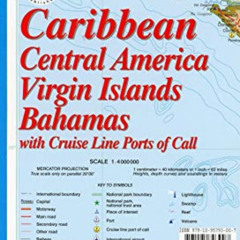 GET KINDLE ✉️ Caribbean, Central America, Virgin Islands and Bahamas Map with Cruise