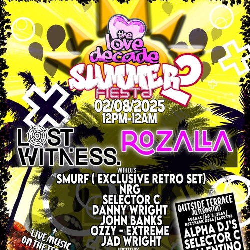Jad Wright Love Decade Summer Fiesta 2