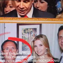 Eric Adams Straw Donor Epstein Endgame Blues by Matthew Russell Lee, Inner City Press, August 16, 2025
