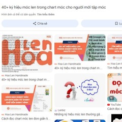 Hơn 40 kí hiệu móc len và cách hiểu mới nhất
