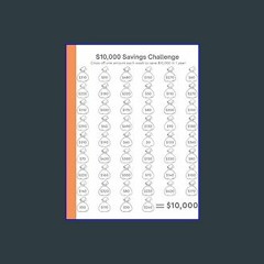 Read Ebook 🌟 52 Week Money Challenge To $10 K: Weekly Savings Tracker To Help You Save $10,000 In