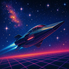 Retrofuturistic Spaceship