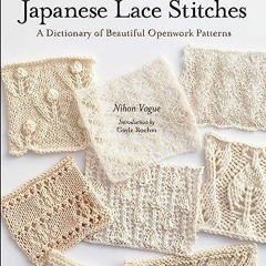 PDF Book 280 Japanese Lace Stitches: A Dictionary of Beautiful Openwork Patterns