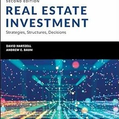 Real Estate Investment and Finance: Strategies, Structures, Decisions (Wiley Finance) BY: David