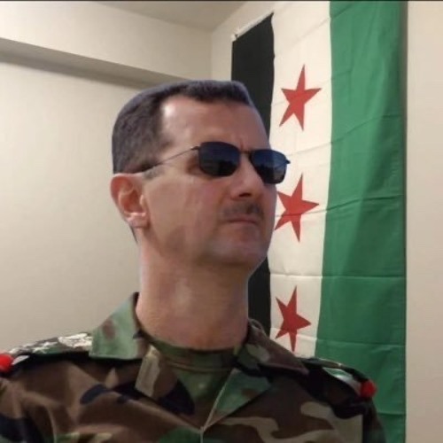 ولكتب على قميصي بشار اسد رئيسي