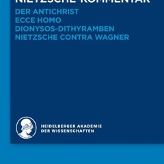 get⚡[PDF]❤ Kommentar zu Nietzsches 'Der Antichrist', 'Ecce homo', 'Dionysos-Dith