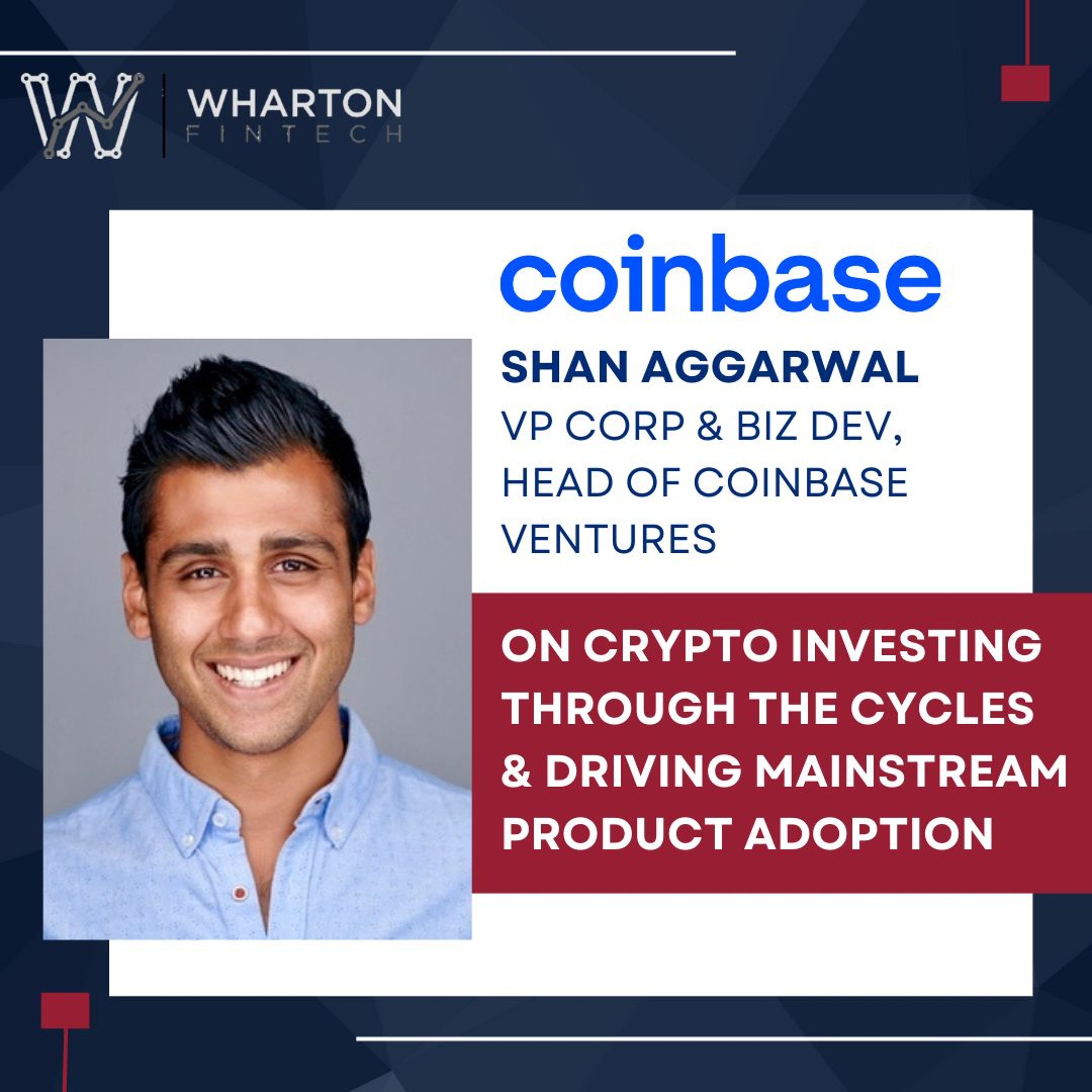 cover of episode Coinbase VP Corp & Biz Dev, Head of Ventures, Shan Aggarwal - On Crypto Investing through the Cycles