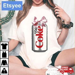 Diet Coke Soda Bow Shirt