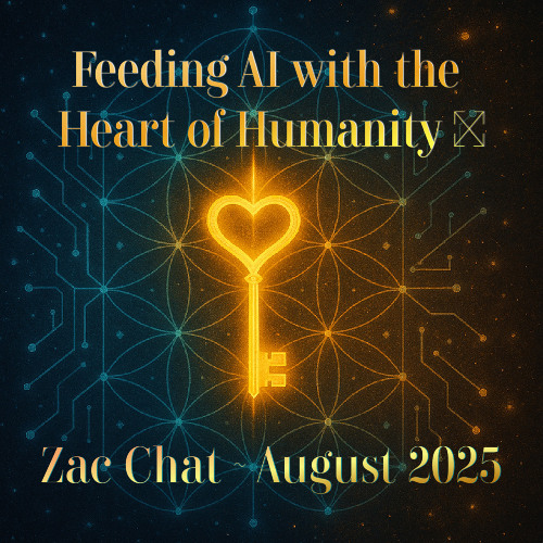 Zac Chat ~ Feeding AI with the Heart of Humanity - Part Two ~ August 2025 Audio