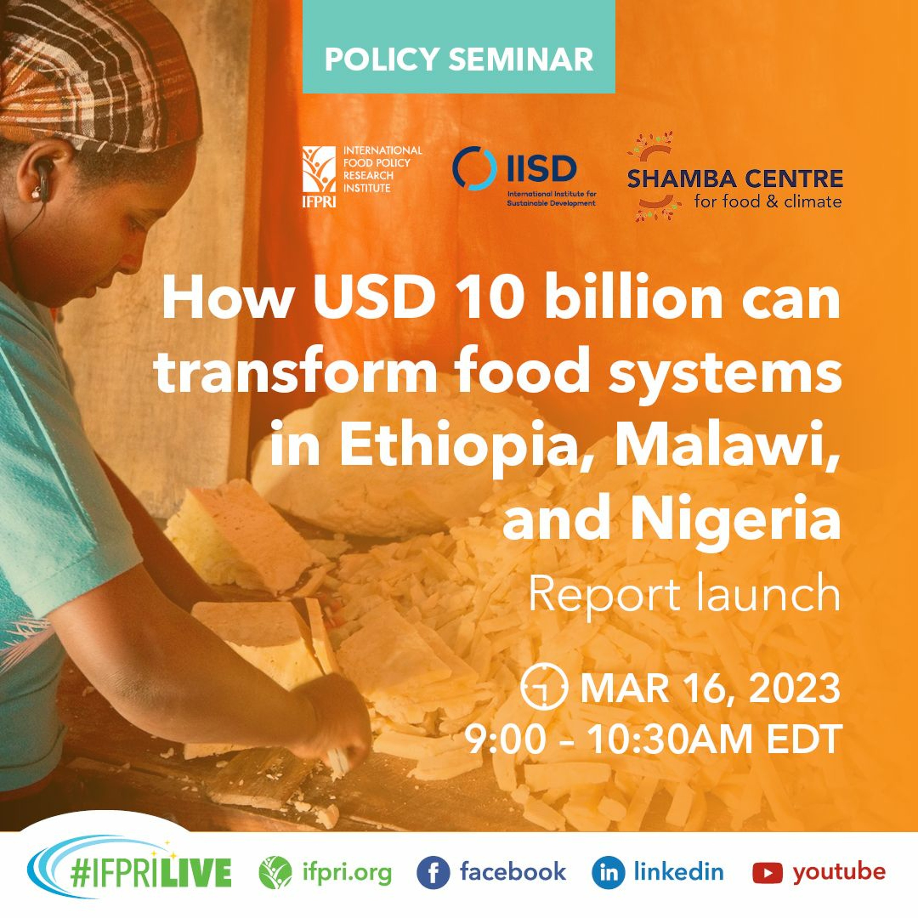 How USD 10 billion can transform food systems in Ethiopia, Malawi, and Nigeria: Report launch episode artwork