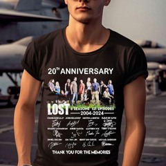 Lost 6 Seasons 121 Episodes 20th Anniversary 2004-2024 Shirt