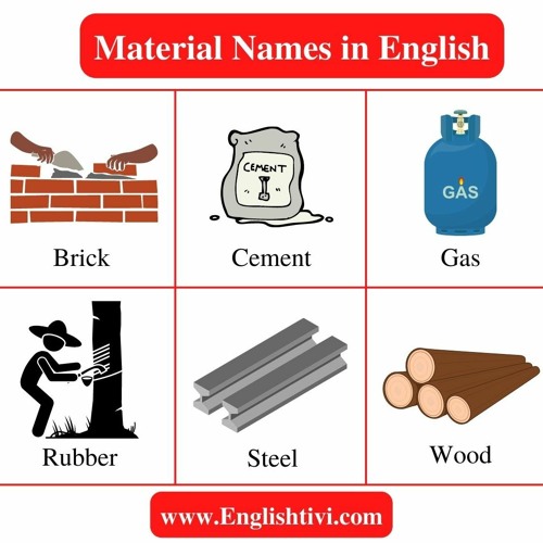 Material Names: List of Material Names in English