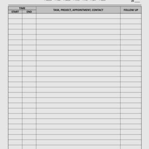 Stream + Activity Log Notepad, Daily Activity Log Book/Notebook