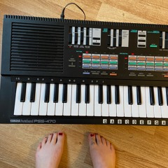 3 Min Dj Set On My 1987 Yamaha PortaSound Synth