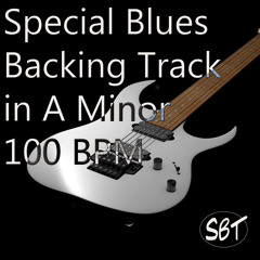 Special Blues Backing Track in A Minor 100 BPM