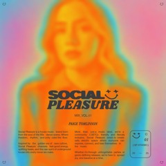 SOCIAL PLEASURE 001 // PAIGE TOMLINSON