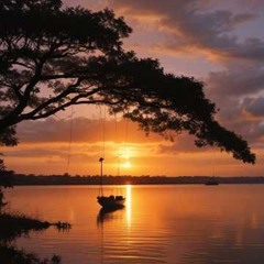 Sunset At Manila Bay