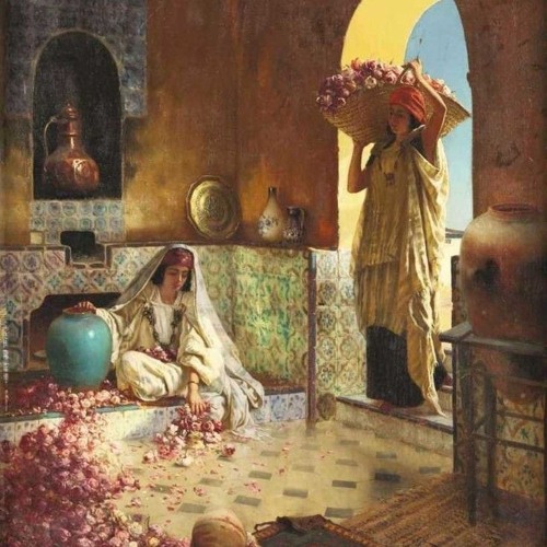 قمرٌ تُغازلكِ النجومُ وتعشقُ