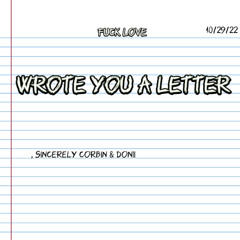 Wrote You a Letter Ft. Donii