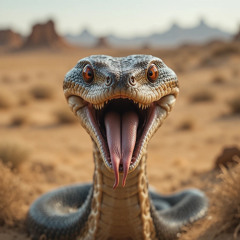 observing snake