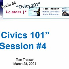 i c stars Cycle 54 "Civics 101" - Session 4