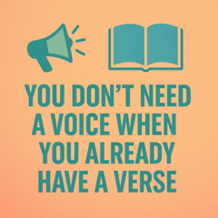 You Don't Need a Voice When You Already Have a Verse