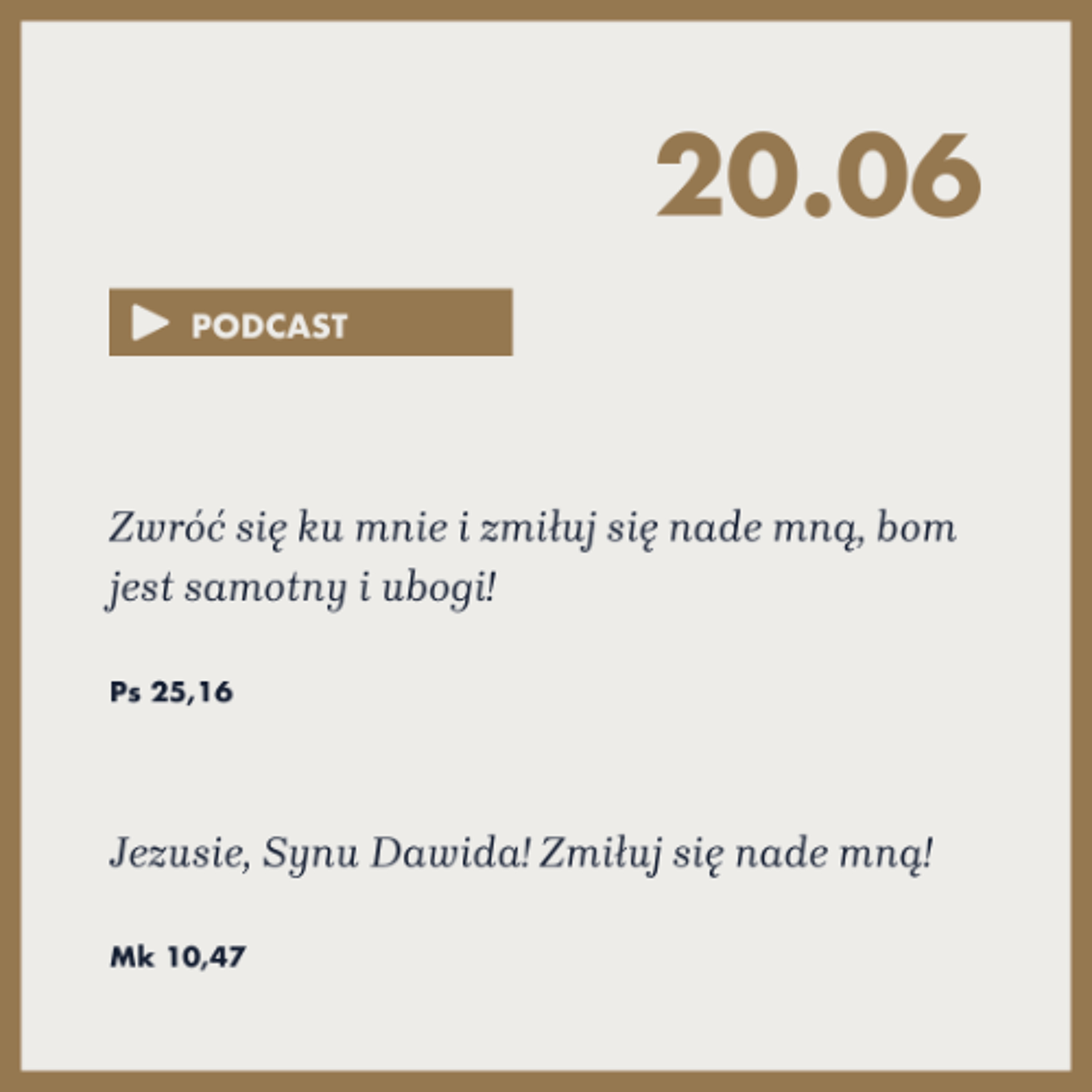 Poranek ze Słowem na 20 czerwca 2025 episode artwork