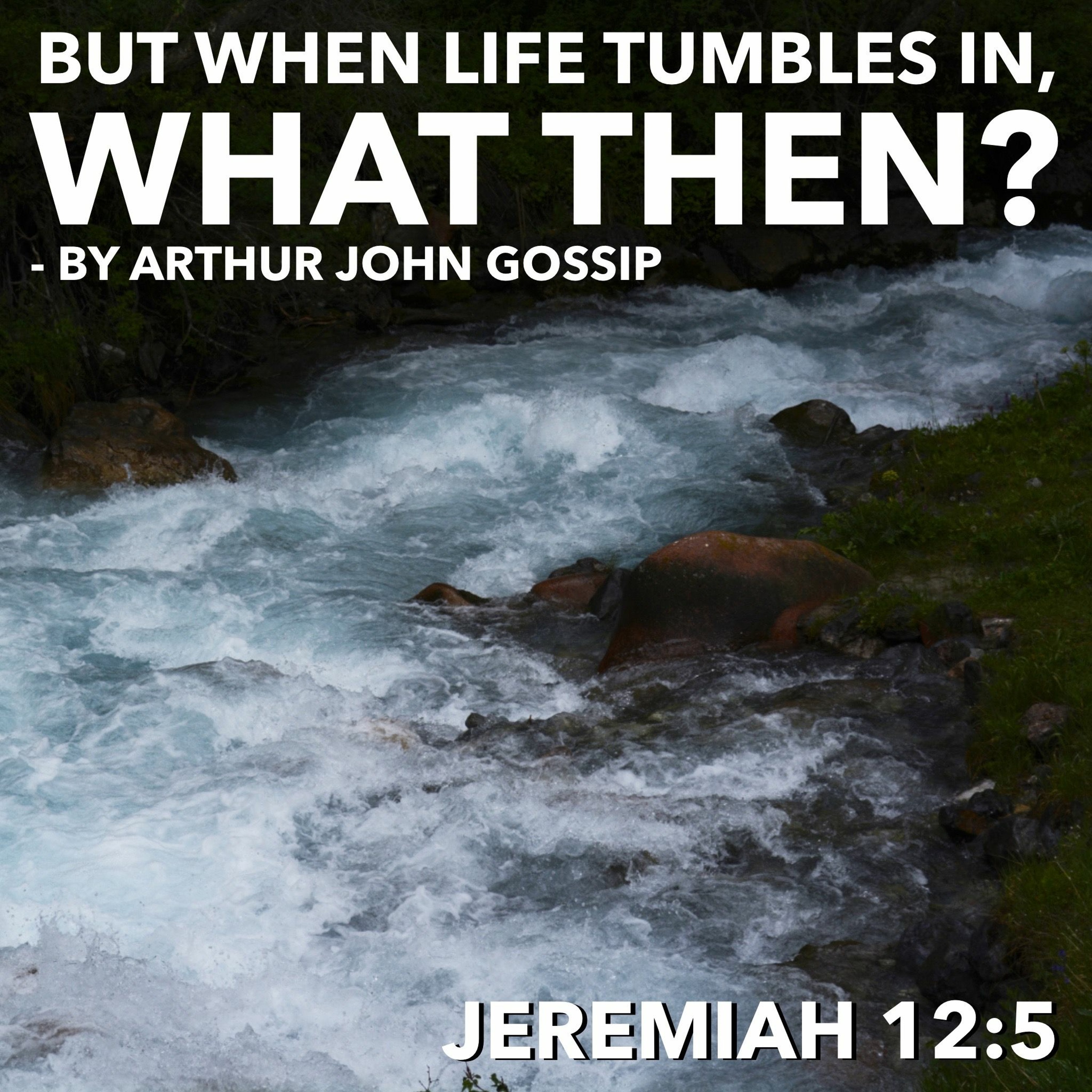 But When Life Tumbles In, What Then? by Arthur John Gossip episode artwork