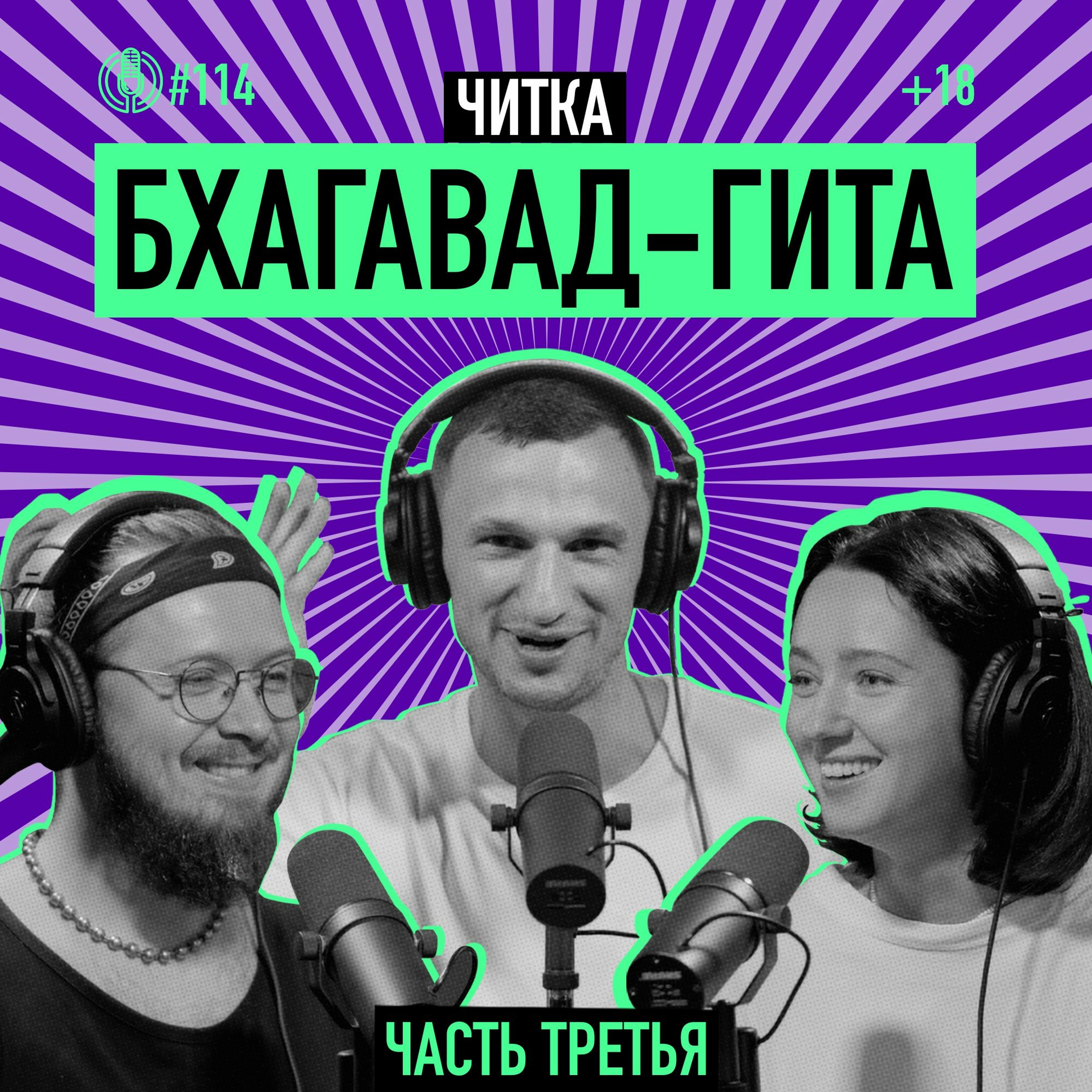Читка. Бхагавад-гита. Часть третья. Отречение путем знания. Подкаст 114 episode artwork