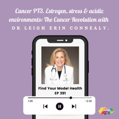 #391 Cancer PT3. Estrogen, stress & acidic environments. The Cancer Revolution with Dr Leigh Erin Connealy.