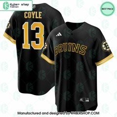 Charlie Coyle Boston Bruins Baseball Jersey