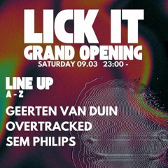 Overtracked Live At Club Lick It Vlissingen [9-3-2024]