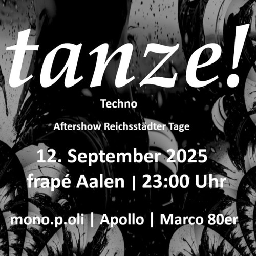 mono.p.oli at tanze! frapé Aalen 2025.09.12
