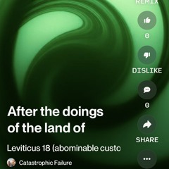 Leviticus 18 (abominable customs mix) judgement mix