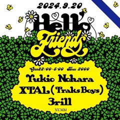 Yukio Nohara & XTAL back to back at NUMM Sep.20th.2024
