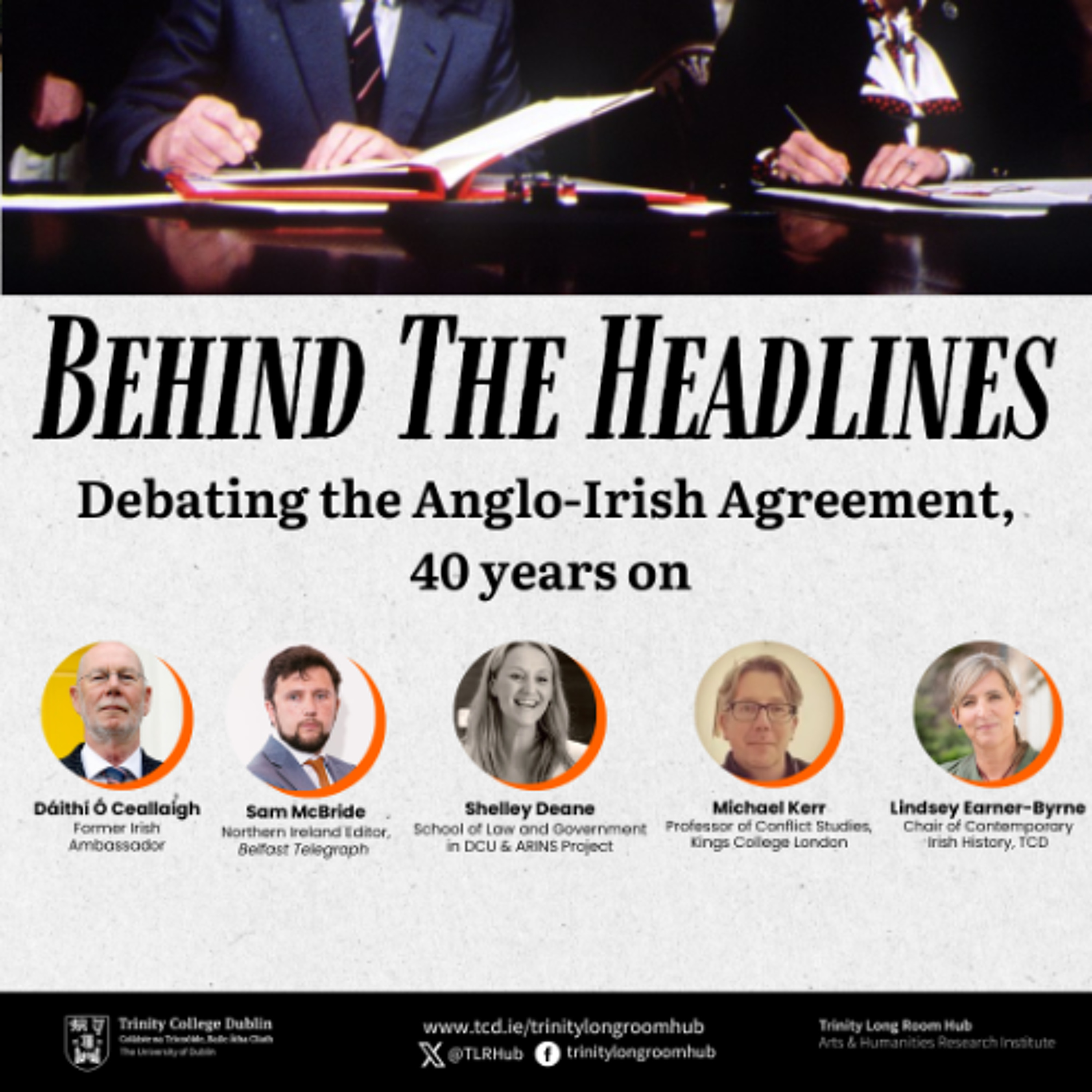 Behind the Headlines: Debating the Anglo-Irish Agreement, 40 years on episode artwork