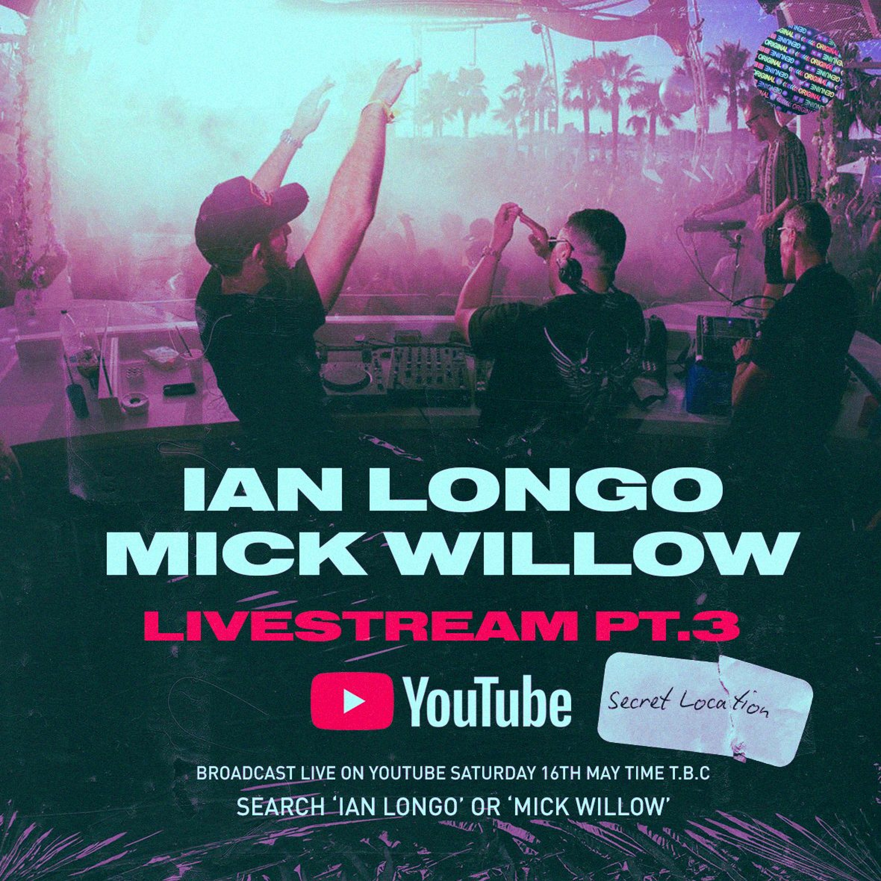 Ian Longo & Mick Willow - B2B - Livestream PT.3 - The Shankly Hotel, Liverpool episode artwork