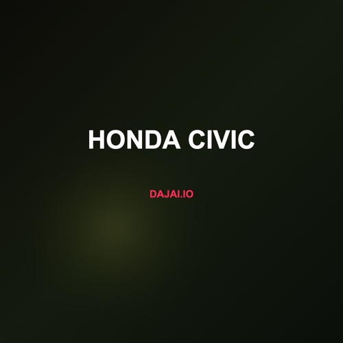 Honda Civic (Prod. NoLimitAustin)