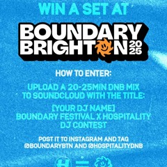 DJ NEXR - Boundary Festival X Hospitality DJ Contest