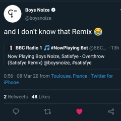 BOYZ NOIZE - OVERTHROW (SATISFYE VIP) 2016