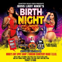 BOSS LADY NIKKI'S BIRTHNIGHT Promotional cd {DJ JOEL}