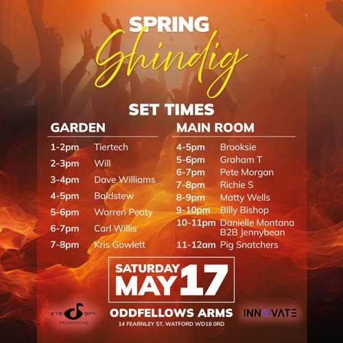 Spring Shindig Baldstew 17th may 2025