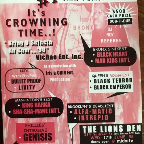 BRING U SELECTA AN COM CLASH 98 SHASHAMANE VS BLACK EMPEROR VS BLACK TERROR VS BLACK HEART