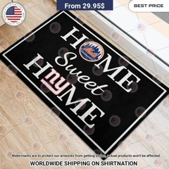 Home Sweet Home New York Giants and New York Mets Doormat