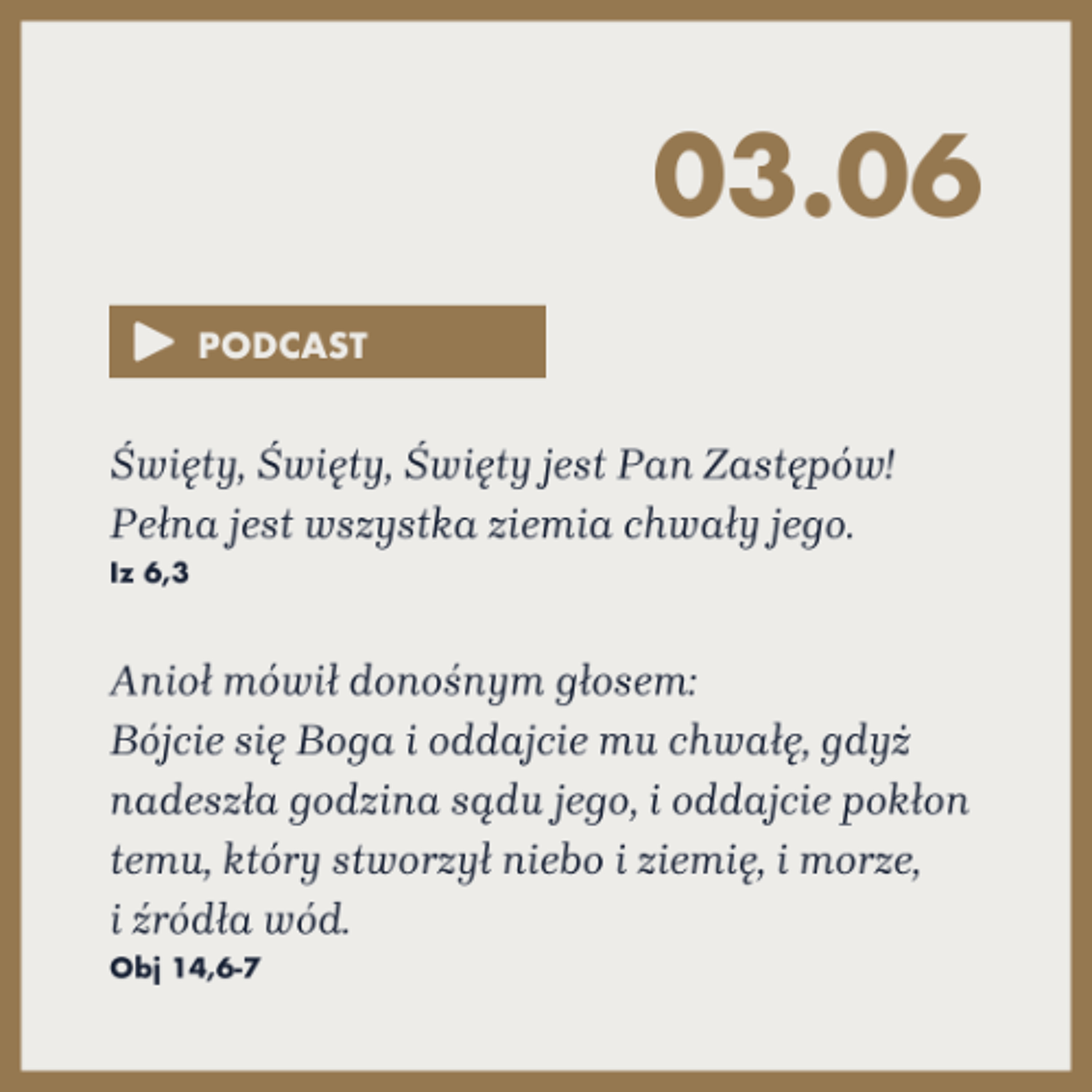 Poranek ze Słowem na 3 czerwca 2025 episode artwork