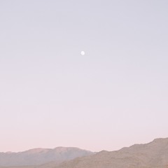 the moon is always round.