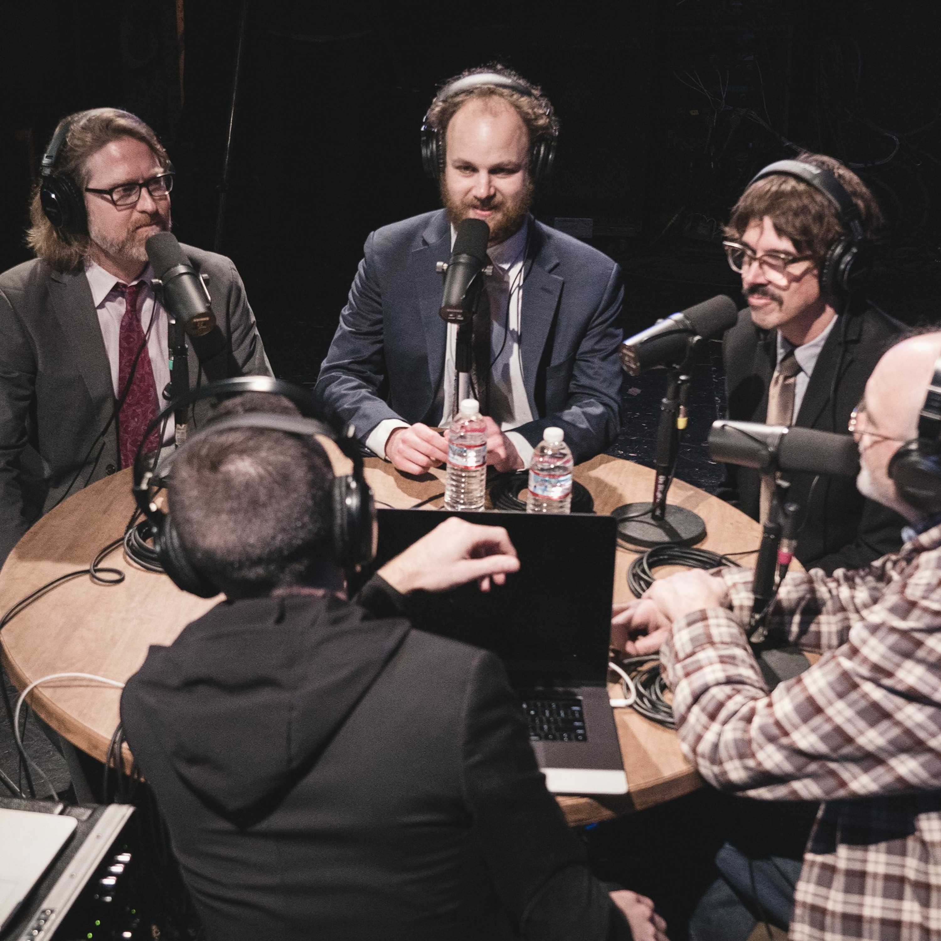 Onstage with Jim and Tom