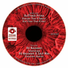 ZC023 - Ad Nauseam & Jack Wax - Dissonant Realms - Red Eye EP - Zodiak Commune Records